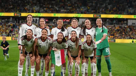 La Selección Mexicana Femenil en su amistoso contra Australia | X: @MiSeleccionFem