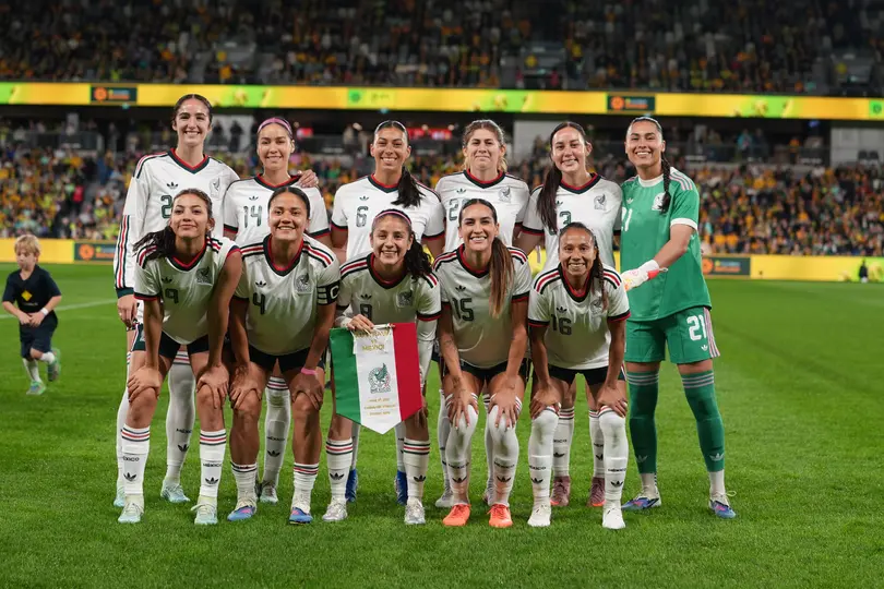 La Selección Mexicana Femenil en su amistoso contra Australia | X: @MiSeleccionFem
