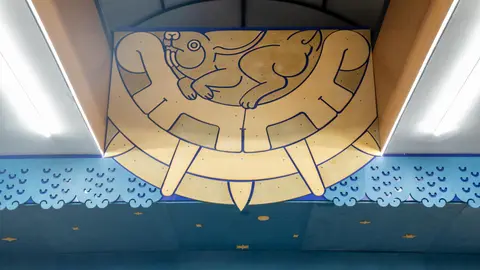 Nuevo diseño de la estación del metro Universidad / X: @Marchupia