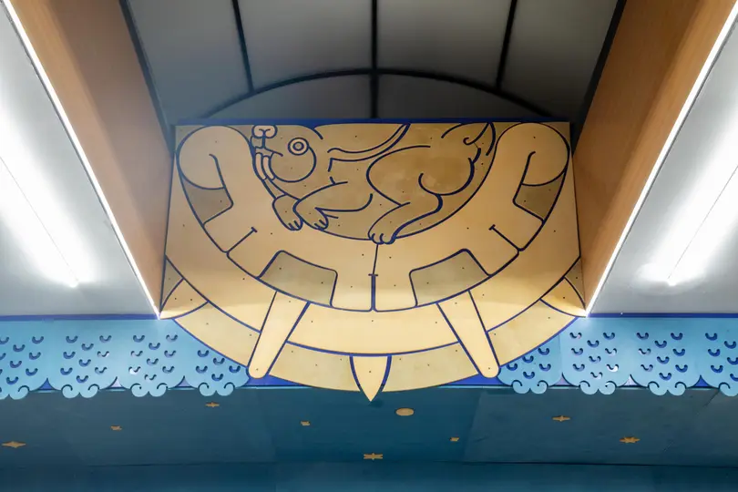 Nuevo diseño de la estación del metro Universidad / X: @Marchupia