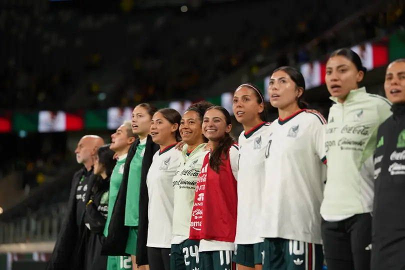 La Selección Mexicana Femenil en su amistoso contra Australia | X: @MiSeleccionFem