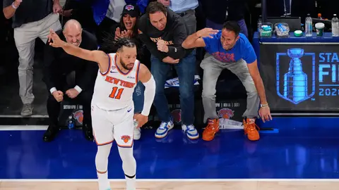 Jalen Brunson en el partido 3 de las Finales de la NBA | AP