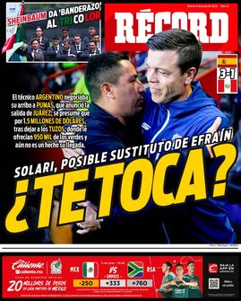 Portada RÉCORD 9 de junio de 2026