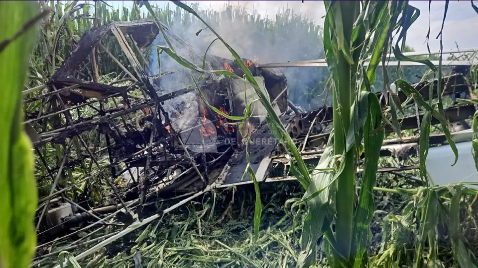 La avioneta se dedicaba a labores de fumigación agrícola en San Juan del Río / Especial