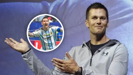 Tom Brady: Messi, Mbappé y Haaland en su ofensiva ideal de la NFL