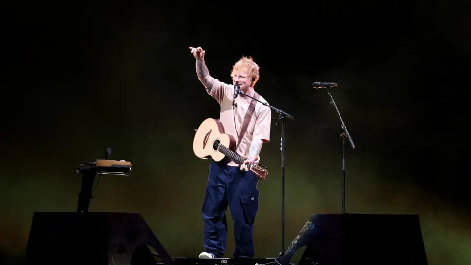 Ed Sheeran decidió asistir a la concentración de Inglaterra | AFP