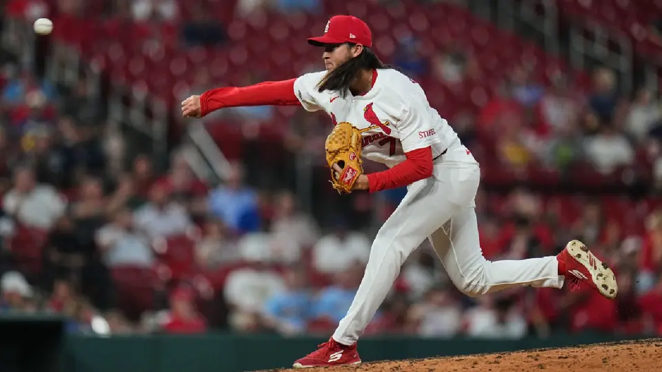 Luis Gastélum, jugador de los Cardinals | AP
