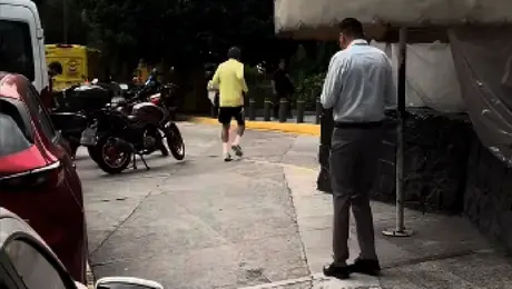 Guillermo Almada sorprende al correr por Periférico durante la pretemporada del América