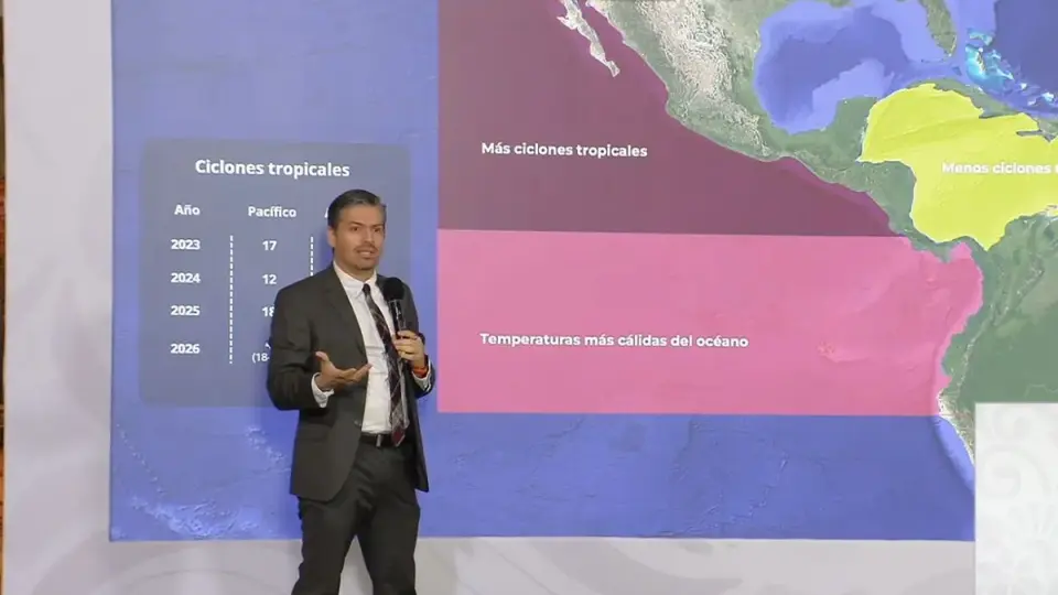 El SMN y la Conagua mantienen bajo vigilancia la evolución de "El Niño", fenómeno que podría modificar el comportamiento del clima en el país durante los próximos meses./ Gobierno de México
