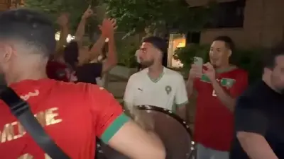 A la mexicana: Afición de Marruecos llevó serenata al hotel de concentración de Francia