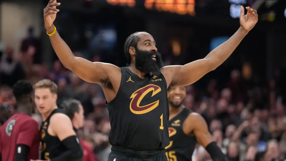 James Harden, en Cleveland | AP