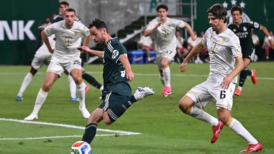 Bernardo Silva en partido amistoso con Real Madrid | AFP
