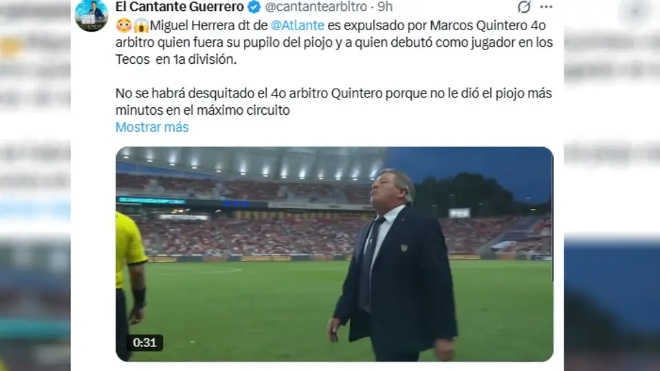 Así fue el comentario de 'Cantante' Guerrero a Daniel Quintero y Miguel Herrera | CAPTURA DE PANTALLA