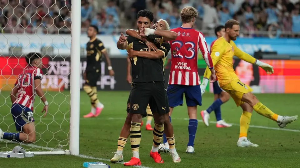 Atlético de Madrid contra Manchester City en partido amistoso | AP