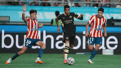 Obed Vargas fue titular en la derrota de Atlético de Madrid contra Manchester City