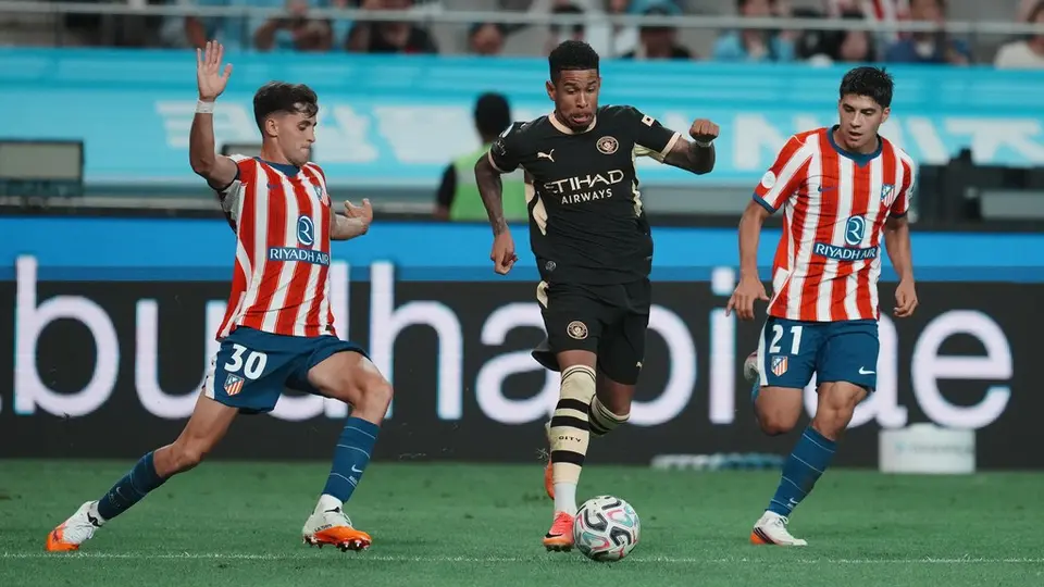 Obed Vargas fue titular en la derrota de Atlético de Madrid contra Manchester City