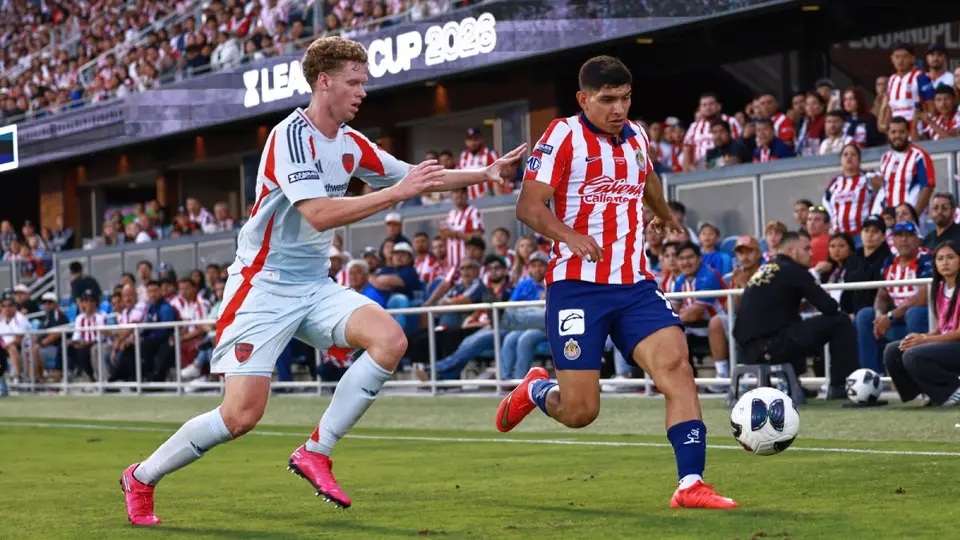 Jugadores de Chivas en la Leagues Cup ante FC Dallas | MEXSPORT
