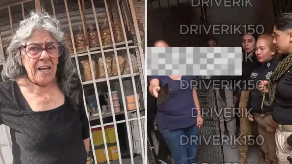 “Lady Paquete” se disculpó con el repartidor y devolvió el celular. / Redes