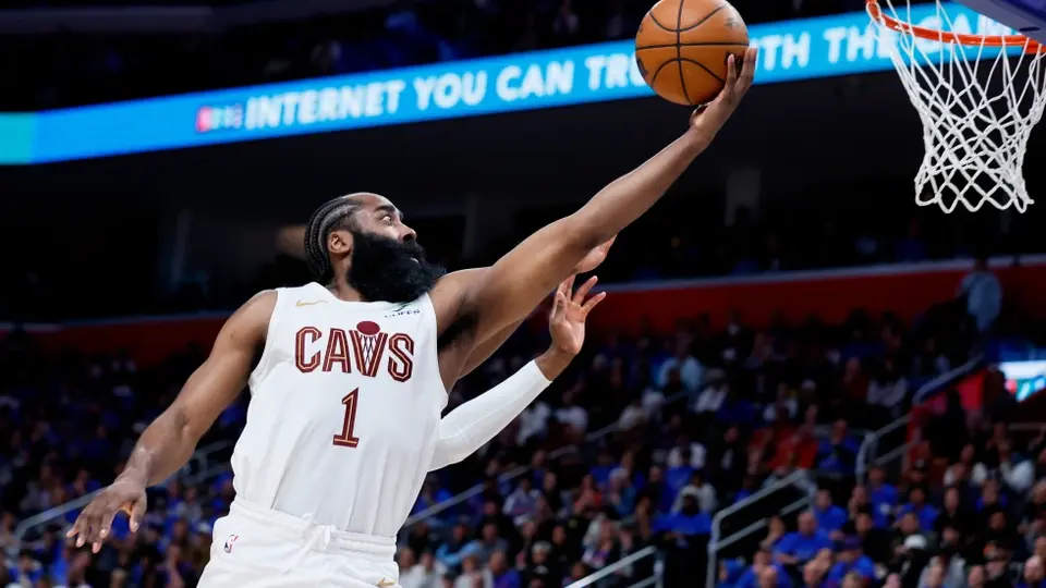 James Harden, en Cleveland | AP