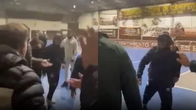 "¡Están los chicos!": La violenta pelea en un partido infantil de Platense que quedó grabada