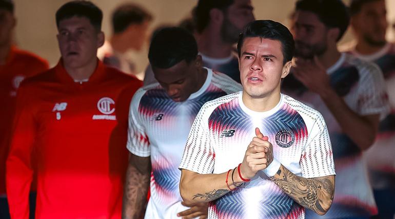 Toluca saliendo a calentar en Los Ángeles | x:@TolucaFC