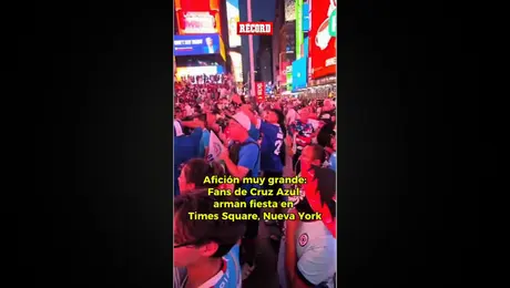 ¡Invasión Celeste! Cruz Azul se hace presente en Nueva York
