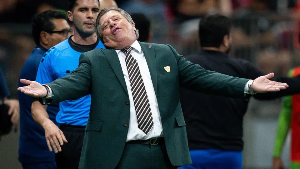 Miguel Herrera, técnico de Atlante, en la Leagues Cup 2026 | AP