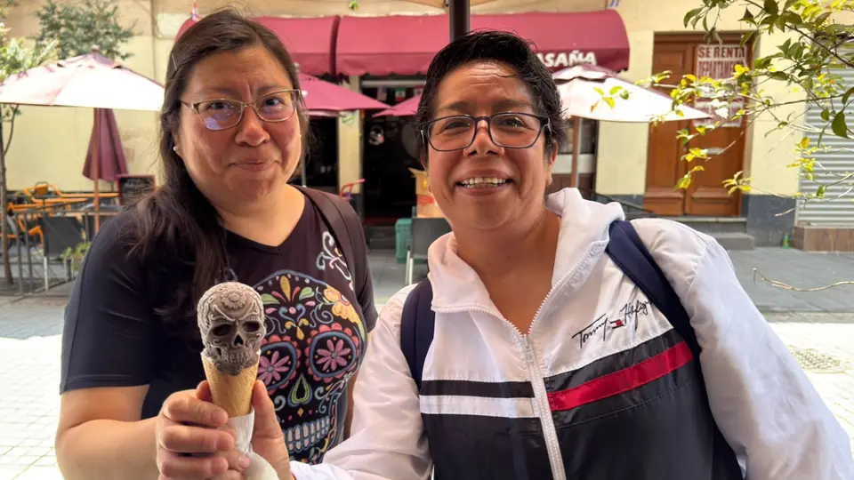 La Catrina también llega a los postres con estos helados inspirados en el Día de Muertos. / Georgina Sánchez