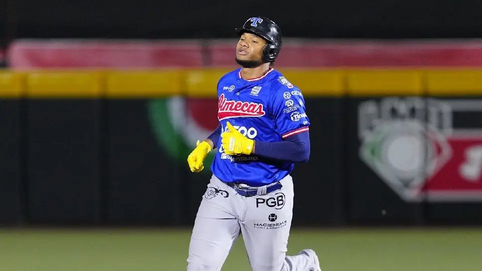 Olmecas abriendo la pizarra en el Juego 1 de la Serie del Rey 2026 | X @LMBBanorte
