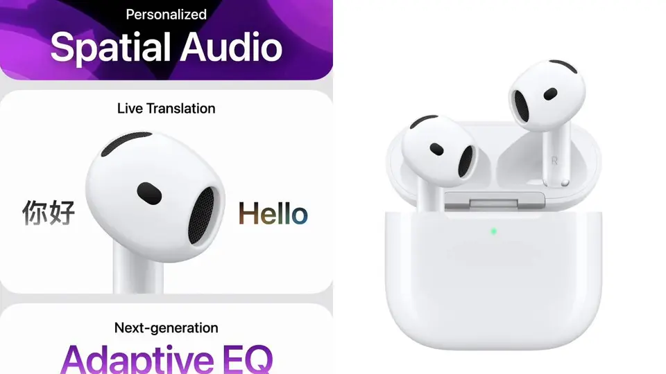 Características de los nuevos AirPods 5 / @Apple