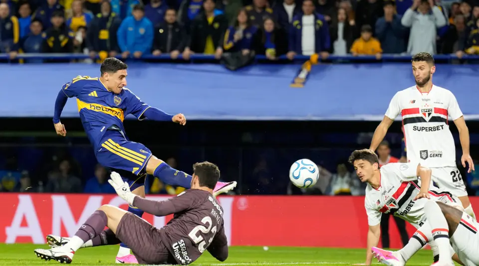 Gol de Miguel Merentiel ante Sao Paulo | AP