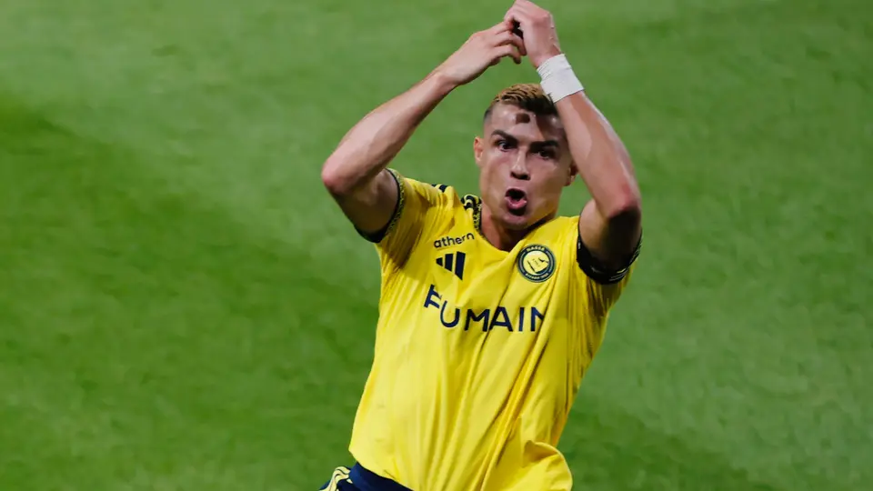 CR7 celebró su gol | @AlNassrFC
