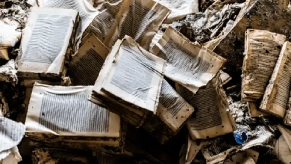El papel de los libros destruidos era enviado a plantas de reciclaje, donde podía convertirse en cajas de cartón y papel higiénico / Especial