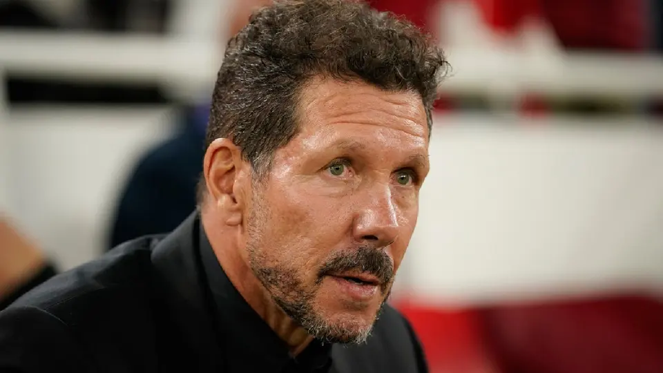 Diego Simeone en el partido de Champions League ante Liverpool | AP