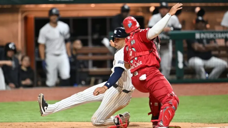 Yankees jugando en CDMX | Diablos Rojos