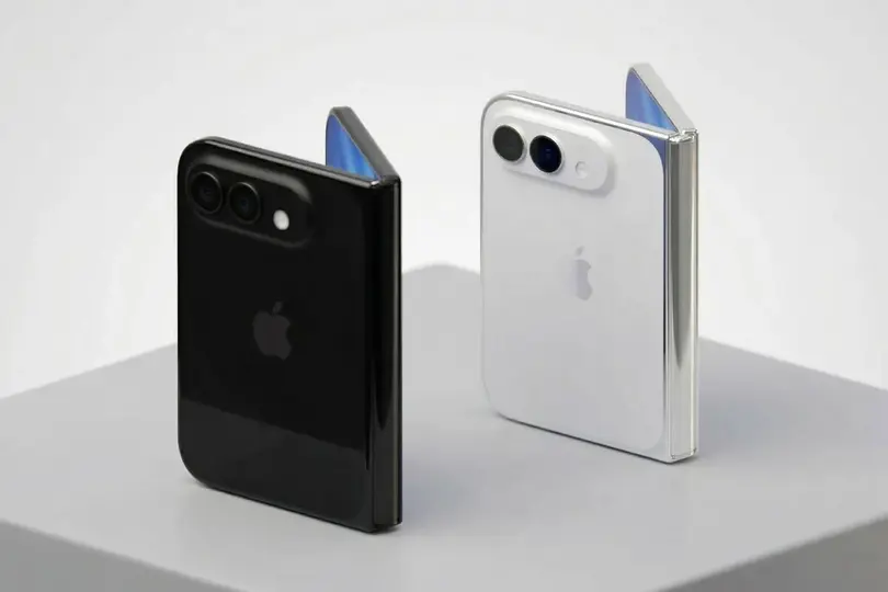 El iPhone Duo contará con una pantalla interior de 7.6 pulgadas y otra exterior de 5.4 pulgadas, con un formato pensado para aprovechar mejor la multitarea./ Apple Event 2026