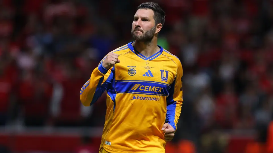 Gignac celebrando gol con Tigres | MEXSPORT