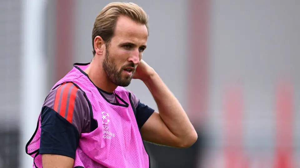 Harry Kane en entrenamiento con Bayern Munich | AP