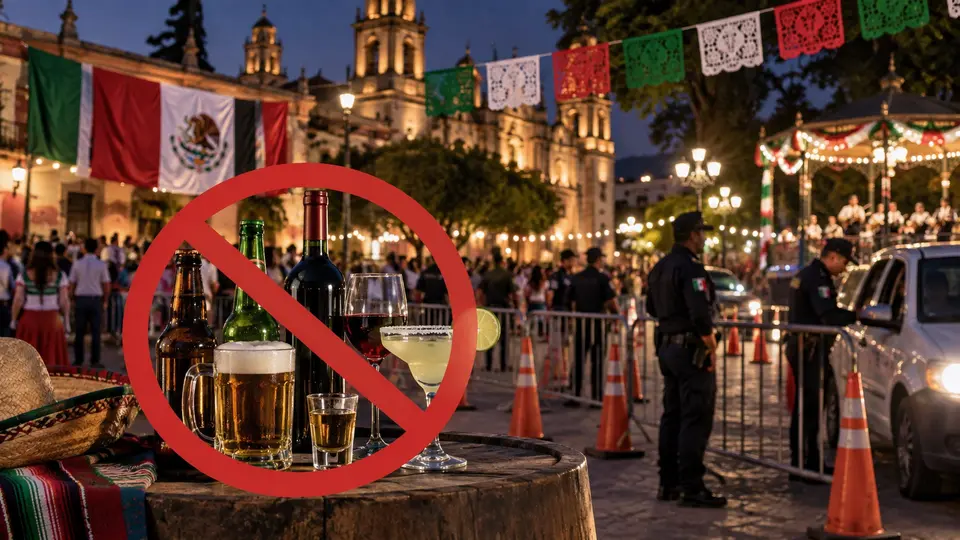 Ley Seca Edomex 15 y 16 de septiembre 2026: municipios confirmados, horarios y multas por vender alcohol