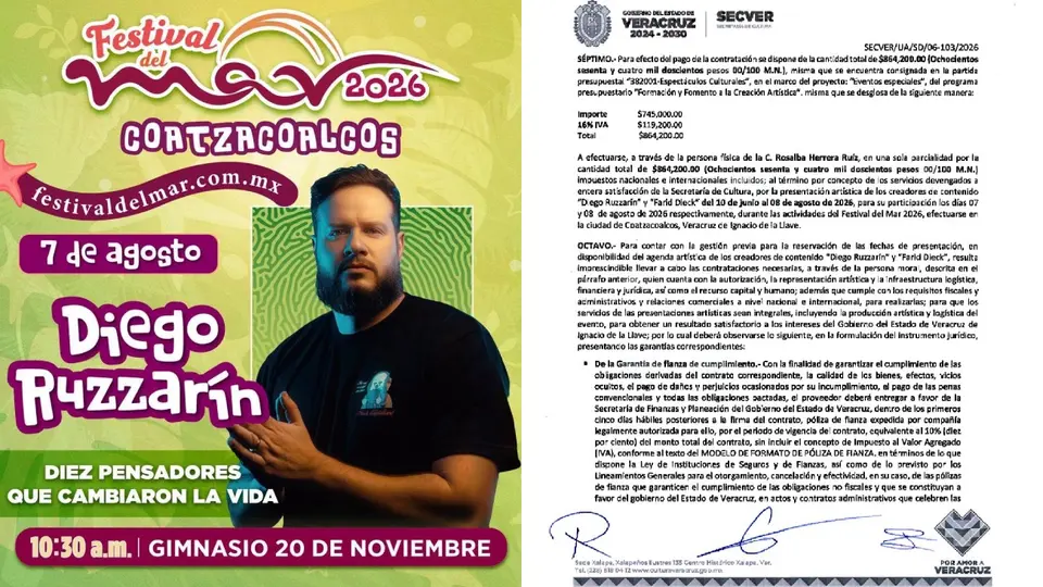El creador de contenido dio una conferencia en el Festival del Mar 2026 / Especial