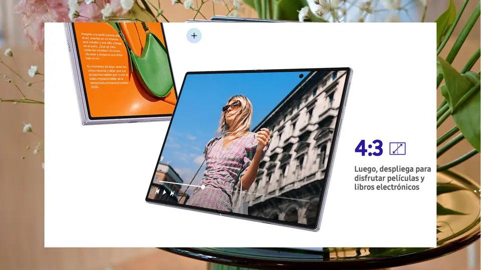 Samsung presume una pantalla de mayor tamaño para productividad, entretenimiento y consumo de contenido / Especial