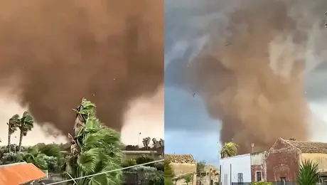 VIDEO: Fuerte tornado deja heridos, arrastra autos  y destruye viviendas