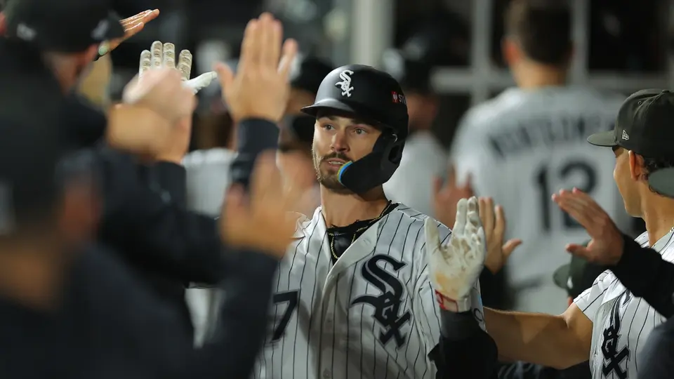 Antonacci celebra con sus compañeros de los White Sox | AP
