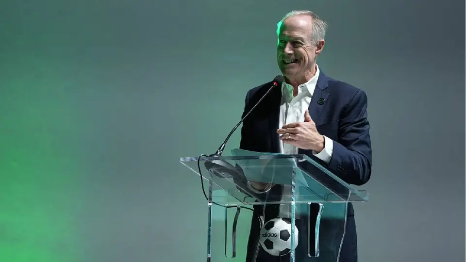 Ivar Sisniega, presidente ejecutivo de la FMF, en el Foro Formativo de Futbol Regional | ILIANY APARICIO