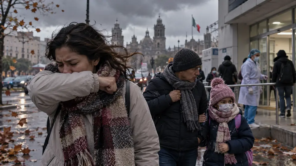 ¿Se adelanta la temporada de influenza en México? Alertan por 56 frentes fríos y estos son los síntomas