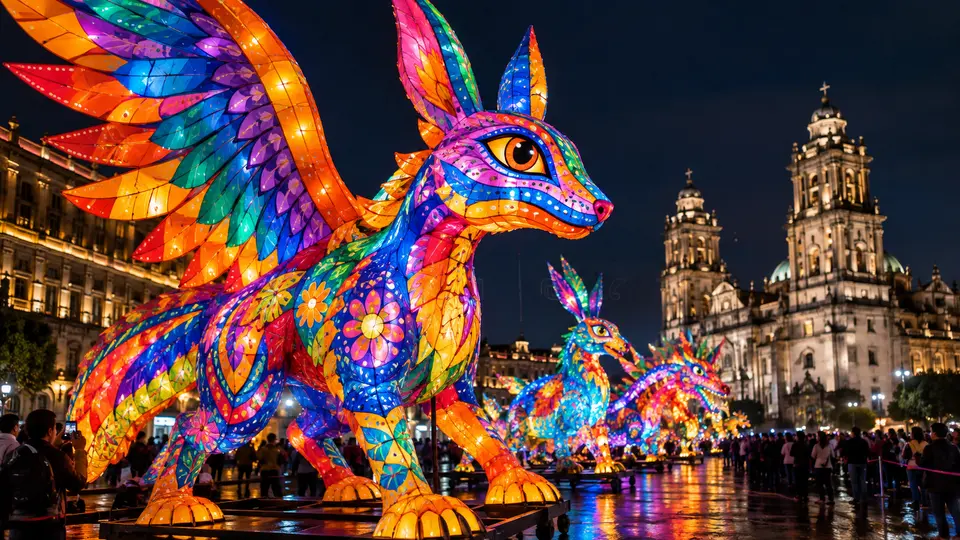Alebrijes gigantes iluminarán la CDMX este fin de semana; así puedes verlos gratis