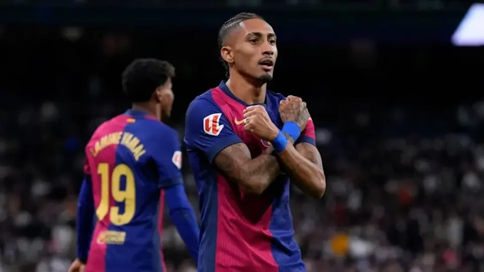 Raphinha es duda para las semifinales contra el Atlético de Madrid | AP