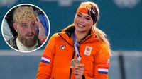 Jutta Leerdam conquistó el oro y provocó las lágrimas de Jake Paul | AP