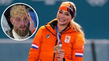 Jutta Leerdam conquistó el oro y provocó las lágrimas de Jake Paul | AP