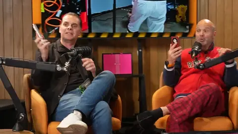 Martinoli y el 'Doctor' grabando su podcast | Captura de YouTube